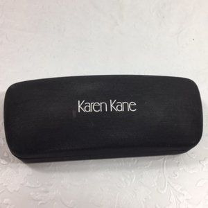 Karen Kane Designer 👓Eyeglasses👓 Hard Case Black